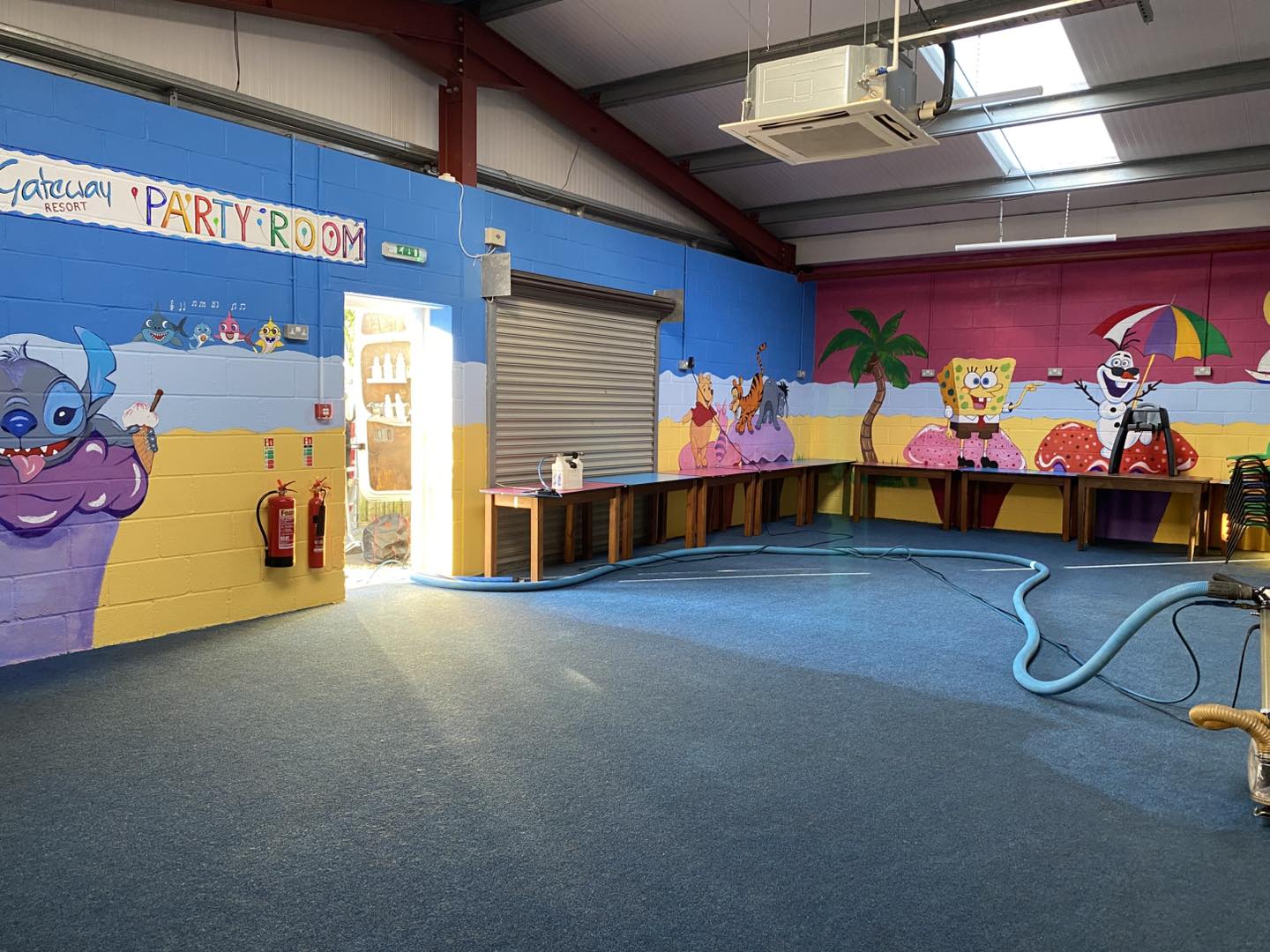 A photo of a play area
