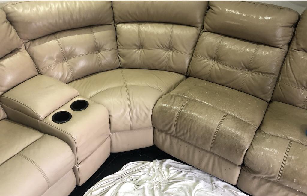 photo of a corner sofa